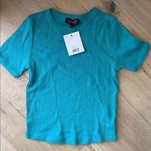 super cute blue topshop shirt